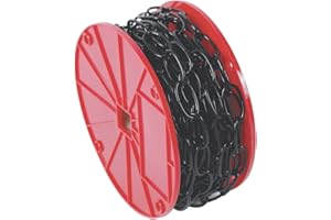 Koch 792826 Trade Size #10 by 50-Feet, Decorator Chain, Flower Pots, Hanging Chain, Black, up to 45 lbs. Working Load Limit