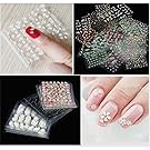 ArRord New Style 50 Sheets 3D Design Nail Art Sticker Tip Decal Manicure