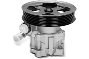 SCITOO Power Steering Pump Compatible with A-udi A4 2005 2006 2007 2008 2009 1.8L l4, Replace 21-5352 8E0145153 8E0145153D 8E0145153H, with Pulley