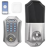 Smart Lock, Keyless Entry Door Lock with Keypad, Smart Lock Front Door, Compatible with Alexa, Bluetooth & Wi-Fi Smart Lock D