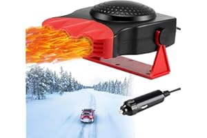Chauffage de voiture, 150 W 12 V - Dégivreur portable 2 en 1 pour chauffage/refroidissement de voiture - Dégivreur de pare-br