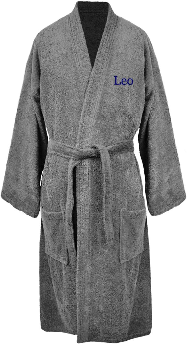 TurkuoiseSoft & Absorbent Towel Robe, 100% Cotton Turkish Terry Cloth Kimono Bathrobes for Women