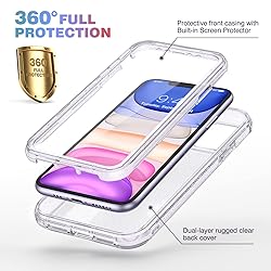 Diaclara Compatible with iPhone 11 Case, Full Body