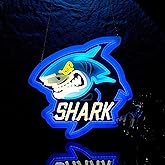 LIUISNEO Shark Neon Sign,Innovative Integral Forming Process,With Dimmable Switch For All Holiday Party and Home Decoration