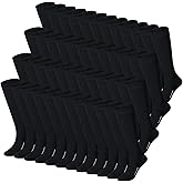 Haysandy 48 Pairs Soccer Socks Baseball Softball Football Team Training High Long Tube Socks Bulk Sport Unisex for Youth