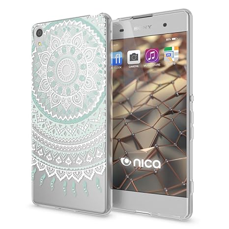NALIA Handyhülle kompatibel mit Sony Xperia XA, Slim Silikon Motiv Case Phone Cover Crystal Schutzhülle Dünn Durchsichtig, Et