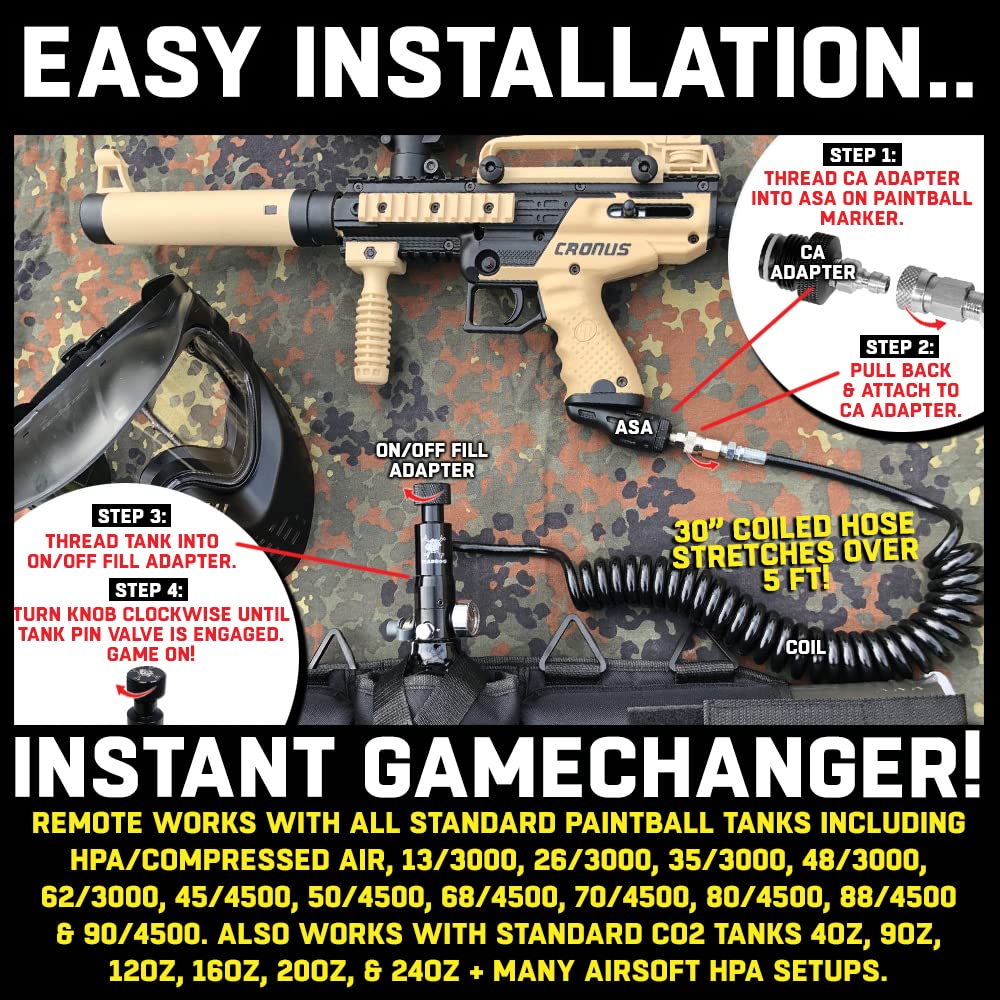 Mua Maddog Heavy Duty Paintball Tank Remote Coil CO2 / High Pressure