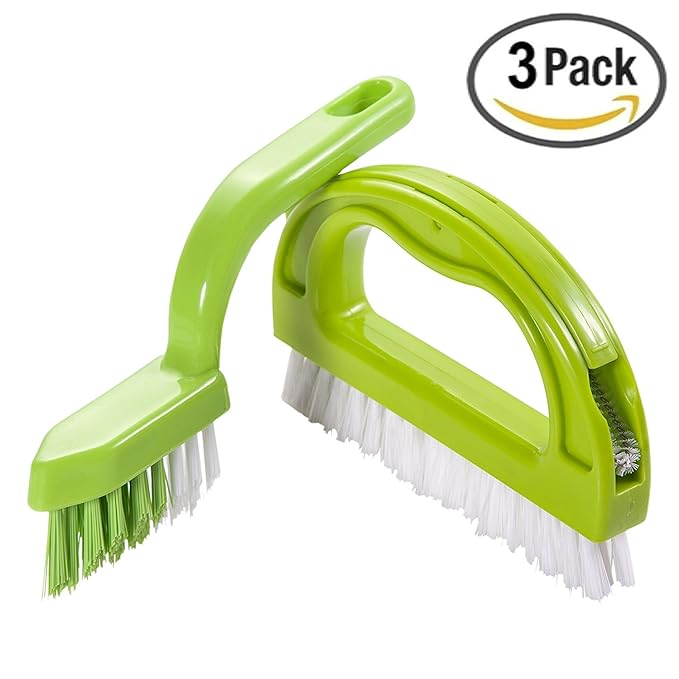 Foresight Fugenbürste für Bad, Küche und Haushalt - Reinigt effektiv Fugenfliesen und entfernt Schimmel oberflächlich - Grün 