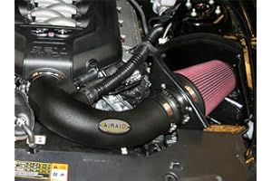 AIRAID Cold Air Intake System by K&N: Increased Horsepower, Cotton Oil Filter: Compatible with 2011-2014 FORD (Mustang GT) AIR-450-303