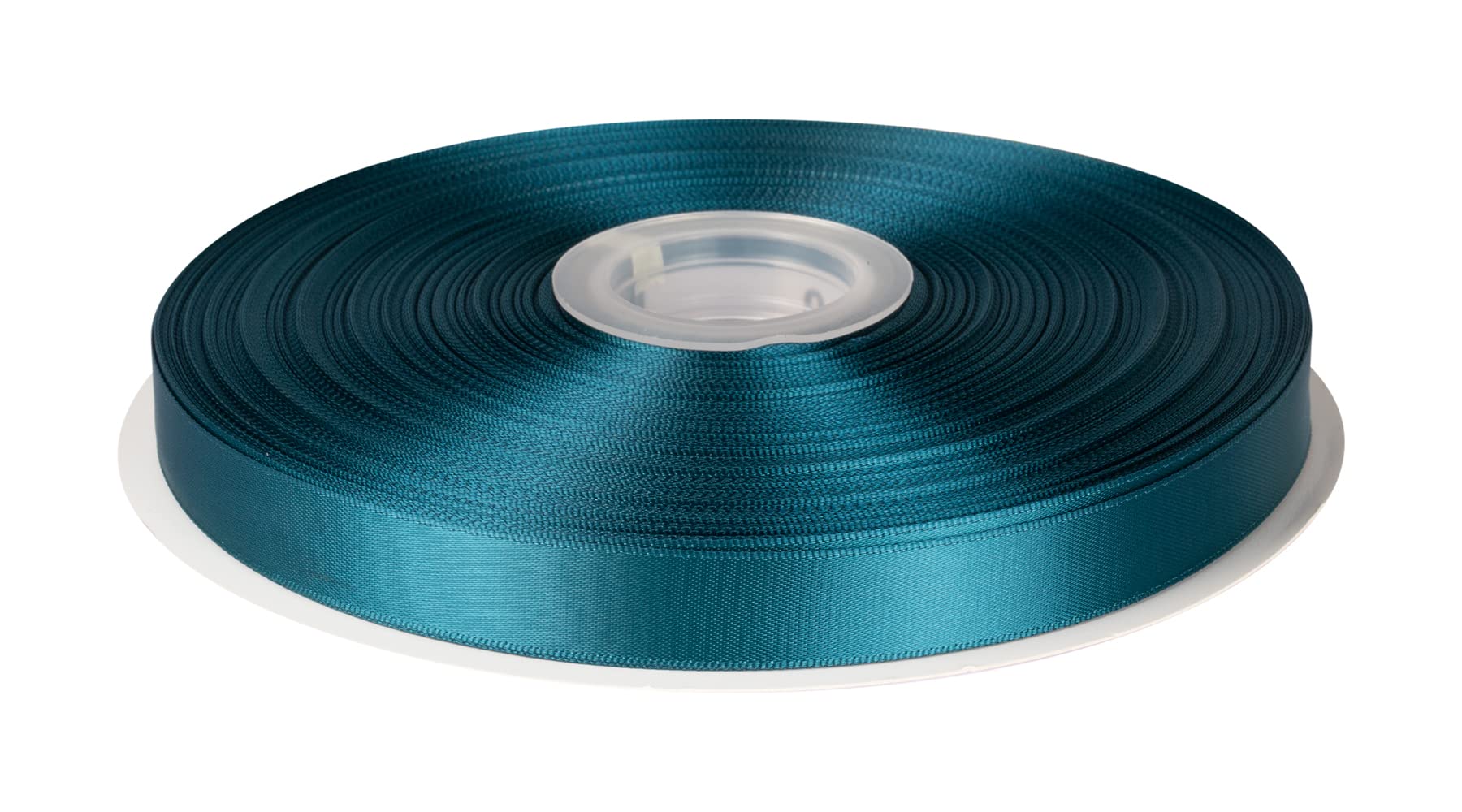 Fondersy 16mmX 91M Double Faced Satin Ribbon Teal Polyester Ribbon for Gift Wrapping Wedding Decoration Floral Arrangement Crafts