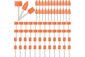 SHITIME Grinding Stone Set for Rotary Tool, 72 Pcs Metal Grinding Sanding Bits with 1/8" Shank, Sanding Drums Accessories for Polishing Jade, Rust and Metal