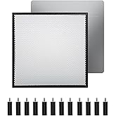 Creality Honeycomb Working Table Set 320x320mm Steel Honeycomb Laser Bed for Laser Cutter Engraver with Steel Sheet and 12 PCS Laser Engraver Raiser for Creality Falcon Laser Cutter and Engraver