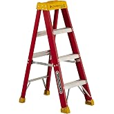 Louisville Ladder 4 ft Fiberglass Step Ladder, L-3016-04, Type IA, 300 lbs