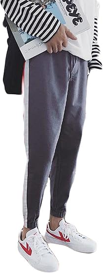 Amazon Bscoolメンズ カジュアルパンツ ゆったり 夏 テーパード パンツ アンクル丈 ジョガーパンツ スポーツ風 9分丈 ボトムス ファッション ロングパンツ 通販