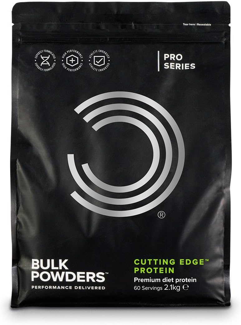 Bulk Cutting Edge Protein Powder, Whey Protein Shake, Strawberries and Cream, 2.1 kg, Double Chocolate, 2.1kg