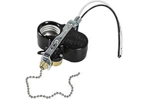 HQRP 2-Light Socket Switch Compatible with Hunter, Casablanca, Hampton Bay, Harbor Breeze, Westinghouse Ceiling Fan Pull Chain E26 E27 Lamp Light Holder, UL Listed