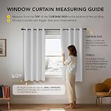 Deconovo Super Soft Thermal Insulated Eyelet Curtains 46 x 54 Silver Grey 2 view 3