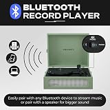 Crosley Voyager Bluetooth 3-Speed Portable Turntable Sage view 4