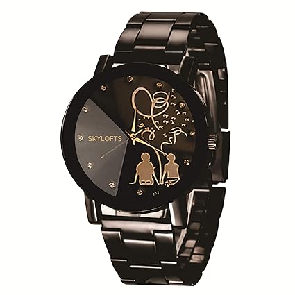 Analog Black Dial Womens Watch - J49