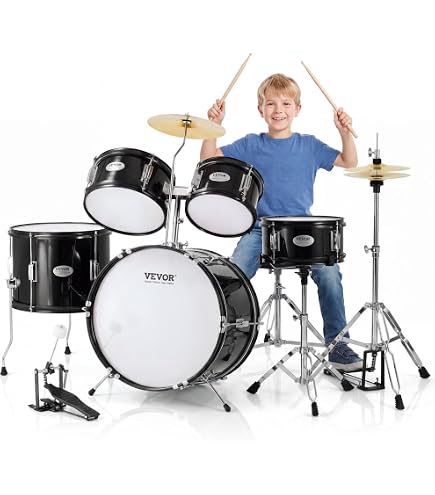 Amazon.com: Mendini by Cecilio 5 Piece 16 Inch Junior Drums Set