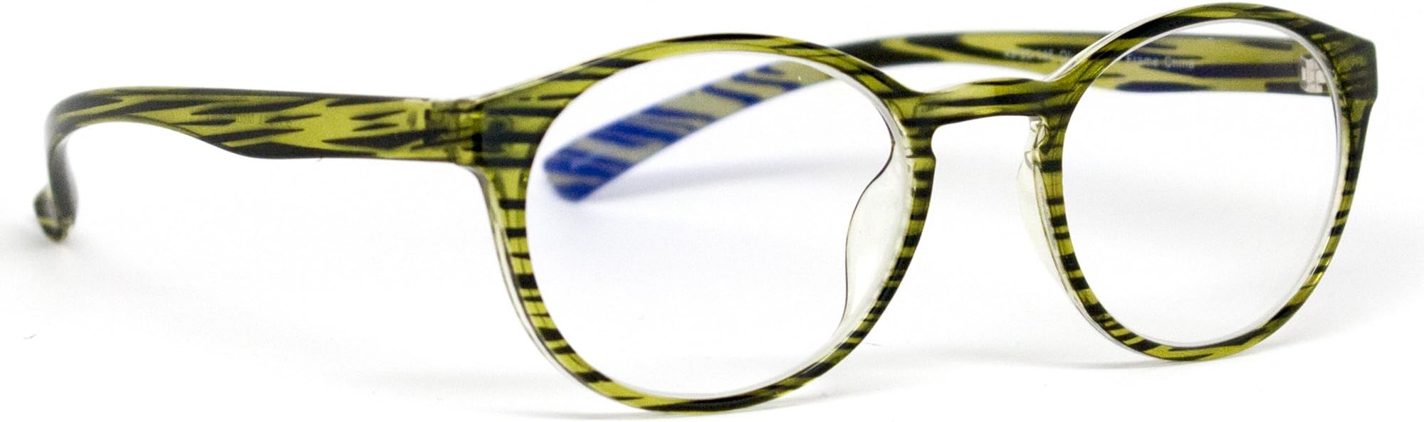 Protective Computer Glasses by Phonetic Eyewear Alpha (Forest Stripe)