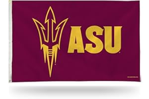 Rico Industries NCAA Arizona State Sun Devils 3' x 5' Red Rectangular Banner Flag