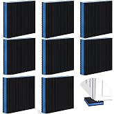 ZAVOOS 8 Pack Anti Vibration Pads for Washing Machine, 4'' x 4'' x 7/8'' | Heavy Duty EVA Sound Isolation Pads, Square Mechanical Vibration Damping Mat for Dryers, Treadmill, Air Conditioner