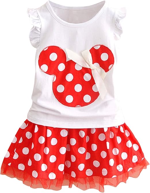 Amazon Com Cute Toddler Baby Girls Clothes Sets Polka Dot T Shirt