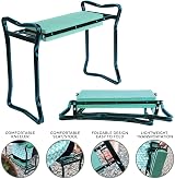 Crystals Heavy Duty Garden Kneeler Stool Foldable Pad with Gloves view 5