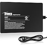 iPower 8X12 Inch Reptile Heat Pad Under Tank Heater Terrarium Warmer Heating Mat for Turtles Lizards Frogs and Other Small An