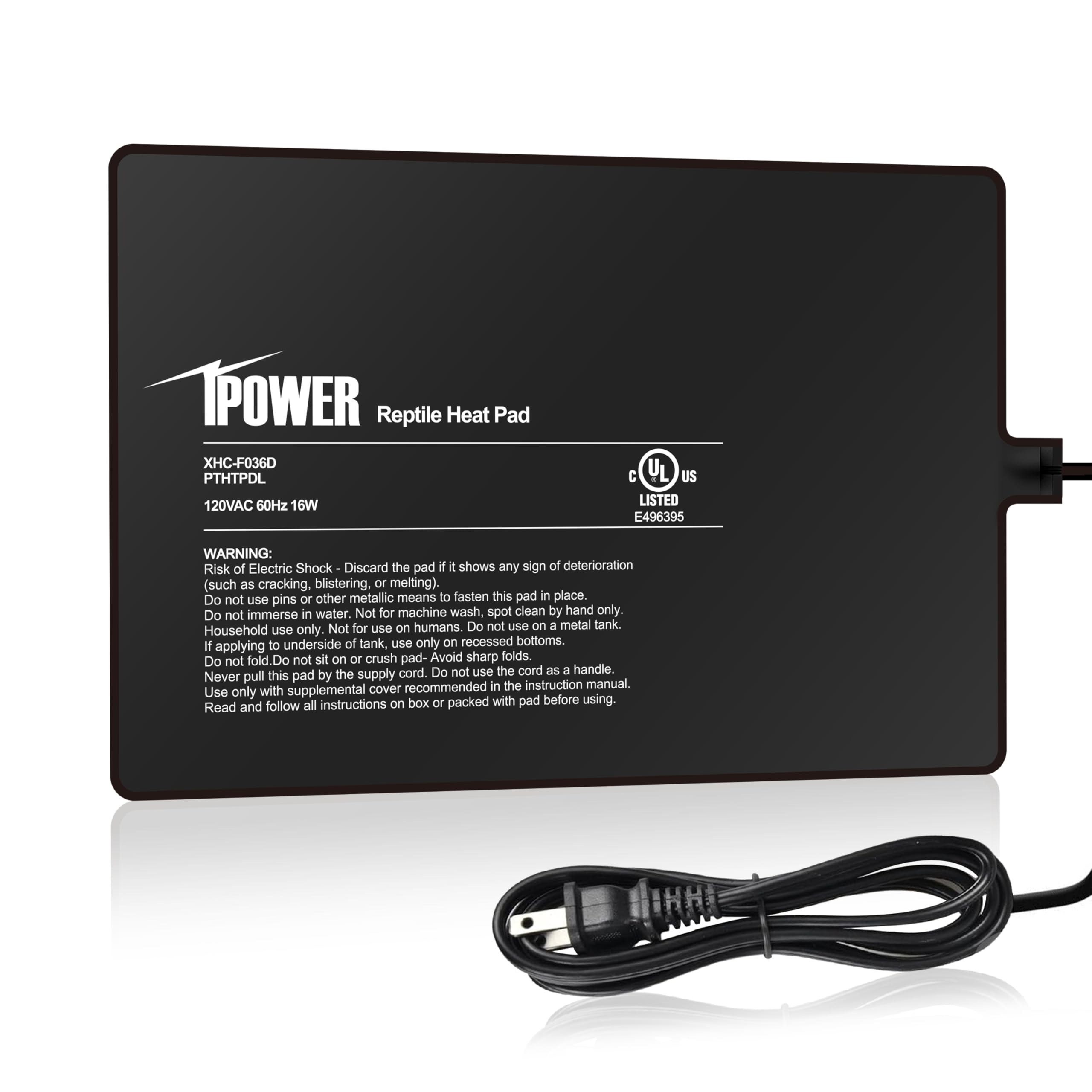 iPower 8x12 Inch Reptile Heat Pad