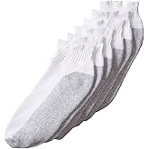 Fruit Of The Loom Men's 6 Pack Cushion Ankle Crew Socks