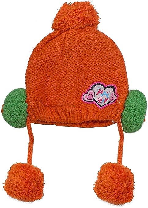 orange baby hat