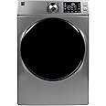 Kenmore 8.0 cu. ft. Front Load Electric Dryer with Wrinkle Guard & Accela Steam to Reduce Wrinkles, Static & Odors - Sanitize Dry, Smart Sensor Drying - LED - ENERGY STAR Certified - Metallic Silver