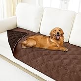 Smiry Waterproof Dog Bed Cover Blanket 30x70, Soft Reversible Pet Blanket, Washable Leakproof Cats Dogs Couch Cover for Sofa, Couch, Furniture, Brown/Chocolate