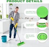 Vicloon 4 Wipes Reusable Mop Pads for Swiffer Small Sweepers 25.5x11.5cm view 4