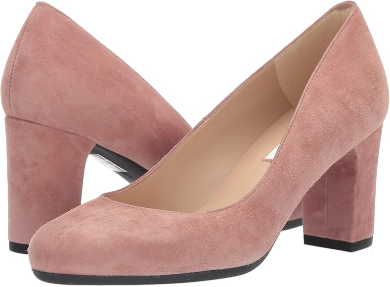 floret dark pink suede courts