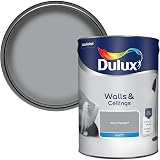 Dulux Walls & Ceilings Matt Emulsion Paint Warm Pewter 5L