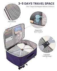LOVEVOOK Travel Backpack for Women,40L Carry On