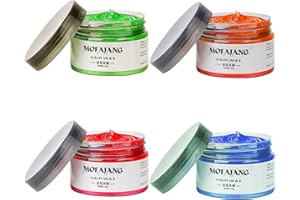 EFLY Temporary Hair Color Chalk For Kids, Hair Wax Color For 4 5 6 7 8 9 Year Old Girl Gifts, Birthday,Party, Cosplay DIY, Children's Day, Halloween, Christmas (4, Red Orange Blue Green)