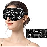 Heated Eye Mask, Cordless Warm Eye Compress for Dry Eyes Blepharitis, Stye Eye Treatment with 4 Heating Levels & 4 Timer Settings, Detachable & Washable