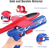 Baztoy Airplane Launcher Toy 2 in 1 Foam Glider Catapult Gun Kids 3-12 view 5