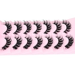 Mink Lashes Fluffy Wispy Lashes Natural Look 3D