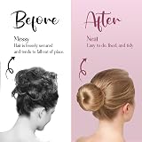 Andlane Hair Bun Maker French Twist Fold Wrap Snap Women Brown Light Brown 2 view 6