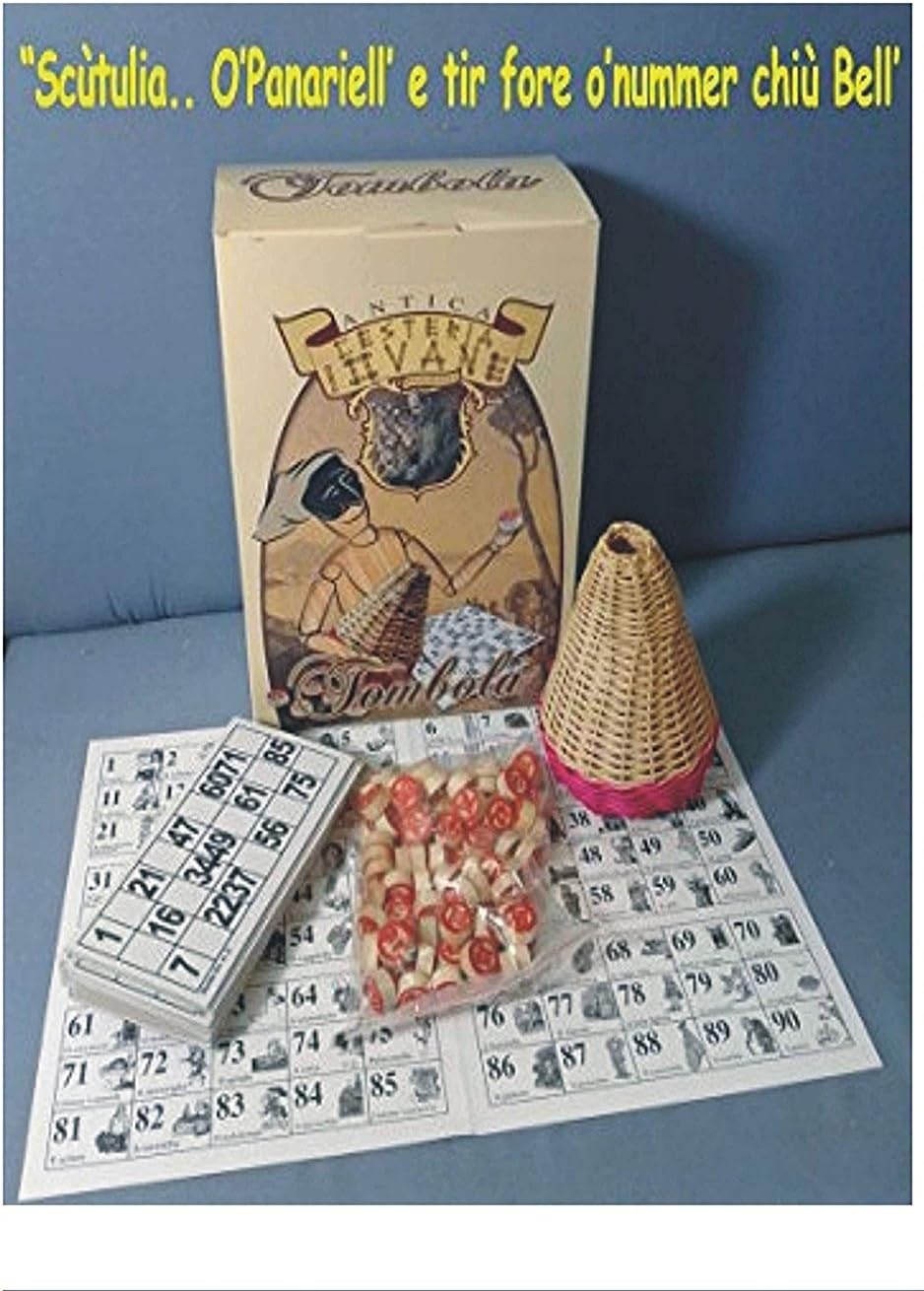 Unogiochi 121 Traditional Tombola Game, Multi-Color