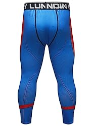 Red Plume Men's Compression Elastic Tight Leggings