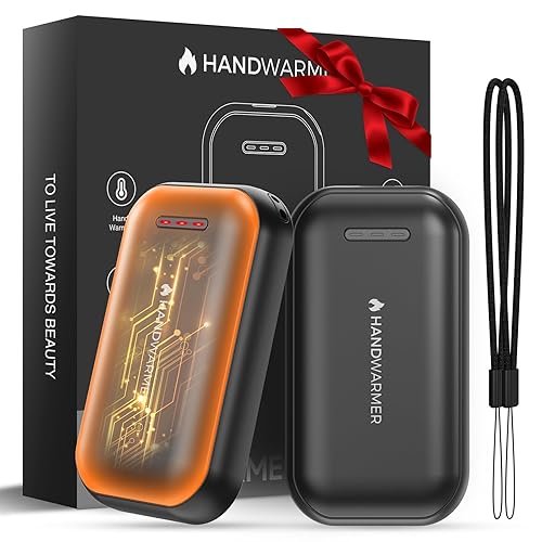 Hand Warmers Rechargeable, Magnetic Hand Warmers 2 Pack, 3s Fast Heating, Gloves Fitting, 3000mAh×2 Electric Handwarmer, Portable Pocket Heater, Golf, Outdoor Sports in Weather, Gifts for Women Men