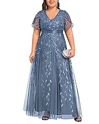 Mother of The Bride Dresses Plus Size Dusty Haze