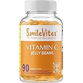 Heartland Pharma Vitamin C Jelly Beans | Immune Support & Antioxidant Boost | Gluten-Free, Non-GMO, Vegan & Kosher Friendly | Orange Flavor | 90 Count