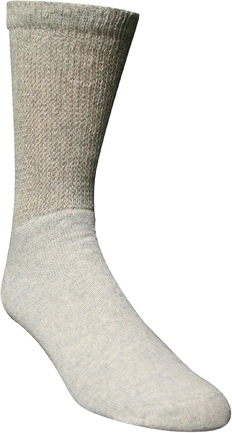 Super Soft Extra Wide Socks size 1216 Grey, NonBinding and Seamless